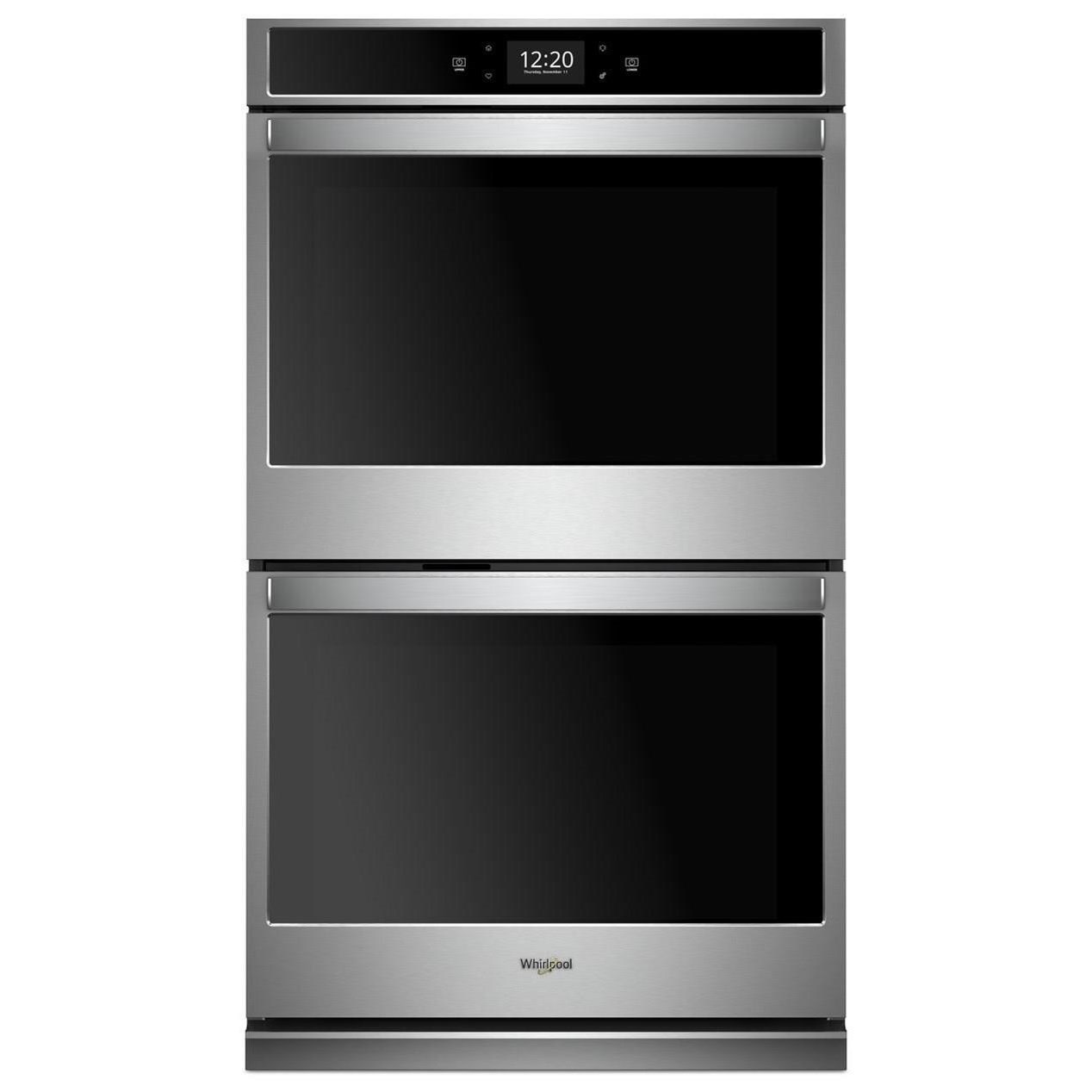 Whirlpool accubake double hot sale wall oven